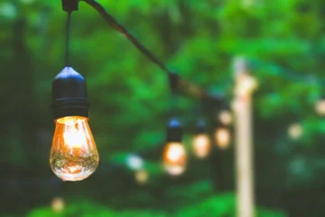 Pendant-shaped bulb for best outdoor string lights